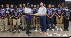 Holy Grail of Tors Football Arrives at Hammond High
