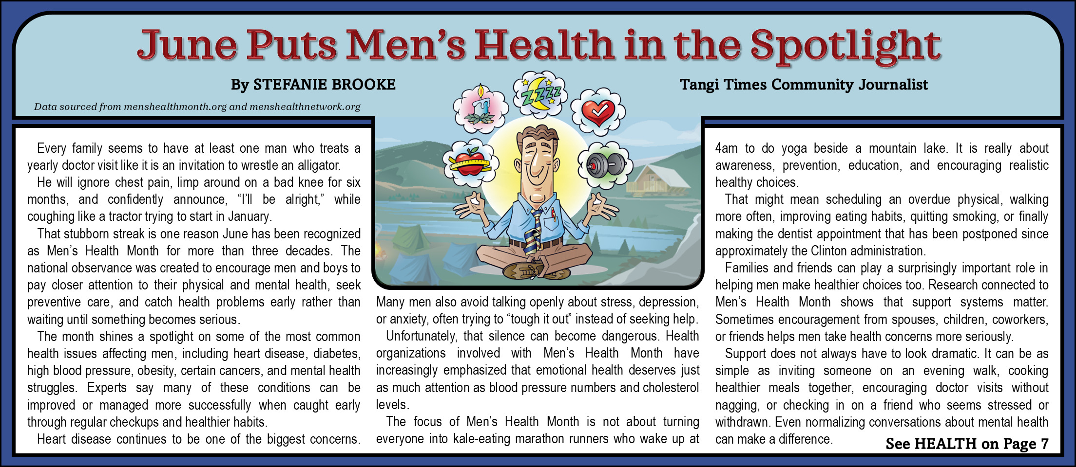 June Puts Men’s Health in the Spotlight