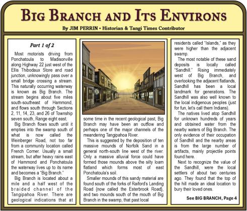 BIG BRANCH AND ITS ENVIRONS