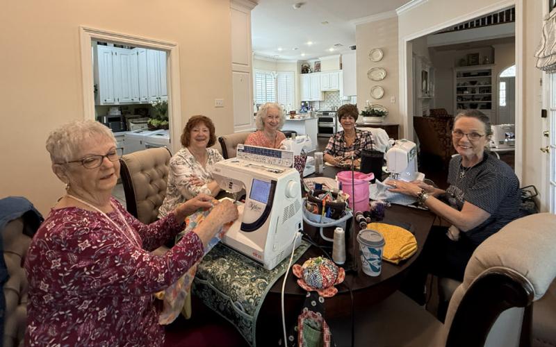 L to R: Sue Nelson, Gail Calderone, Jean Hebert, Betty Bankston, Carla Van Vracken Not pictured: Susan Melancon (Courtesy photo)