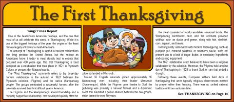 The First Thanksgiving