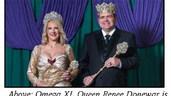 Above: Omega XL Queen Renee Donewar is the proud mother of two daughters, Amber Donewar and Krewe member Nicole Donewar Trentacosta, as well as a son by choice, Will Buras. King Brandon Phares King Brandon Phares is a proud resident of Tangipahoa Parish, who brings a powerful combination of military service, business acumen, and community dedication to the Krewe of Omega throne. He is the son of Bobby and Renee Robbins-Phares of Amite, and the brother of Robin Phares, Blake Alley, and Amber Alley-Costanza.