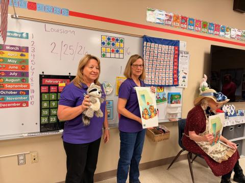 (L to R): Julie Desselles, Gwen Domaino, Jamie McDonald