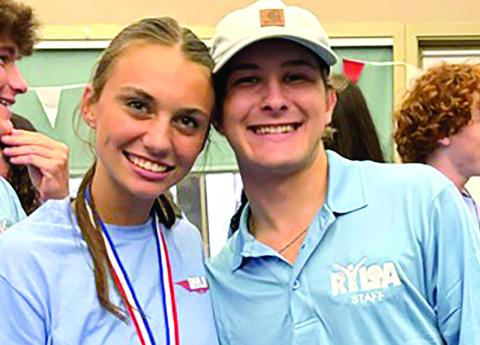 Graysen Wallace, left, with 2022 OFA alumnus, Skylar Pirnar, right (Courtesy Photo)