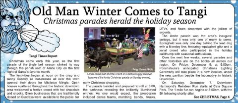 Old Man Winter Comes to Tangi