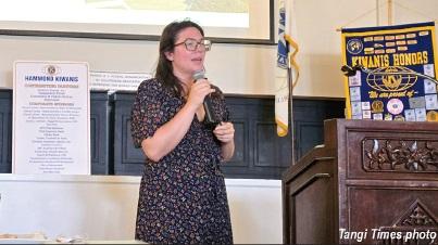 Hammond Kiwanis Welcomes Michelle Kendall as Guest Speaker