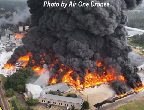  Fire and Explosions Decimate Roseland Petroleum Plant 