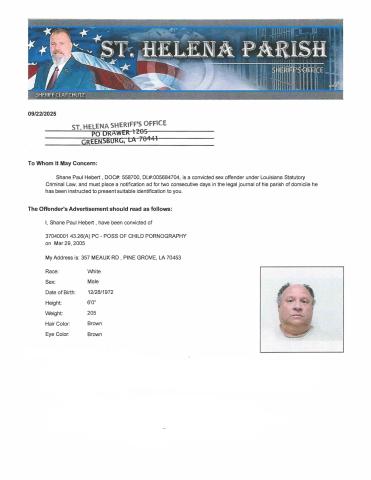 Sex Offender