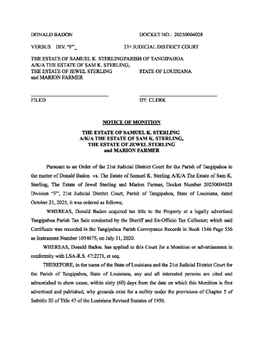 Property - Sterling pg1