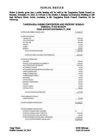 Tangipahoa Convention and Vistors Bureau