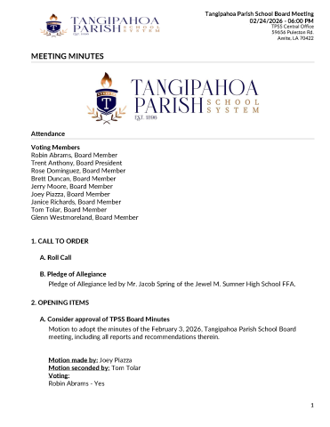 TPSB Mtg. 022426 pg 1