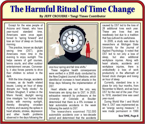 The Harmful Ritual of Time Change