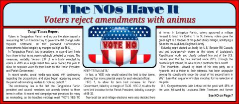 The NOs Have it