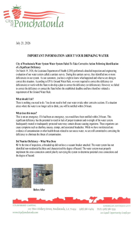 Ponchatoula Safe Water pg1