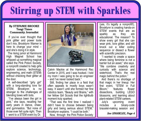 Stirring up STEM with Sparkles