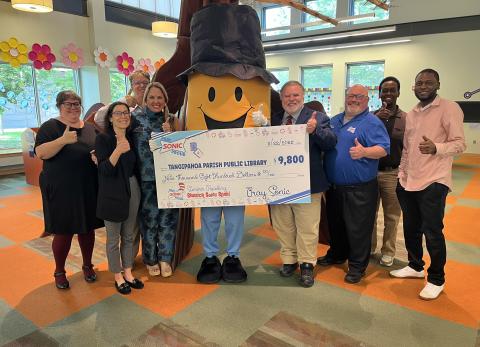 Pray Sonic Restaurants Donate to Library’s Summer Reading Program