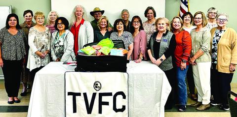 (L to R): Gloria Messenger, Karen Moran, Donna Bouterie, Jamie McDonald, Cecilia Miller, Jean Hebert, Guest Pastor Gary Chapman, Guest Tara Chapman, Susan Melancon, Jean Johnson, Sharon Miano, Anita Murray, Pam Villagran, Julie Desselles, Guest Gail Calderone, Gwen Domiano, Guest Lucie Hanewinkel, and Maureen Felder (Courtesy Photo)