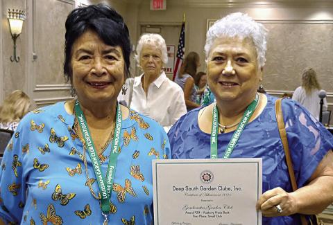 Gardenettes Receive Regional Award