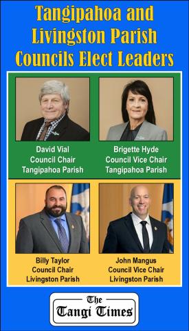Tangipahoa and Livingston Parish Councils Elect Leaders