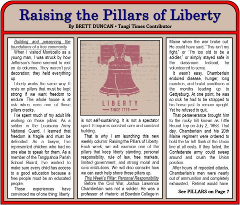 Raising the Pillars of Liberty