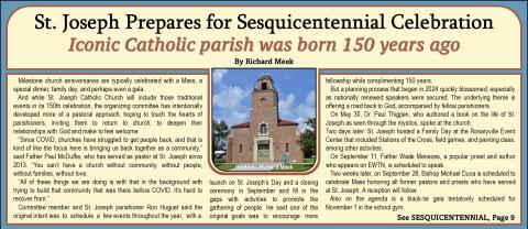 St. Joseph Prepares for Sesquicentennial Celebration