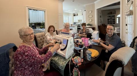 L to R: Sue Nelson, Gail Calderone, Jean Hebert, Betty Bankston, Carla Van Vracken Not pictured: Susan Melancon (Courtesy photo)