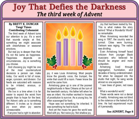 Joy That Defies the Darkness