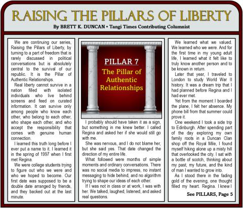 Raising the Pillars of Liberty