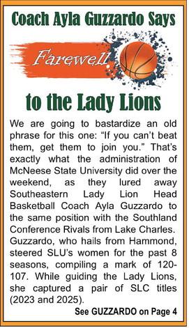 Coach Ayla Guzzardo says to the lady Lions