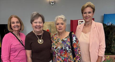 Pictured, left to right: Cynthia Cummer, Sandy Cusick, Susan Pizani, and Darnell Kimber (Photo by Jamie LeBlanc)