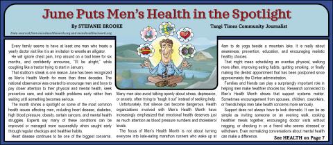 June Puts Men’s Health in the Spotlight