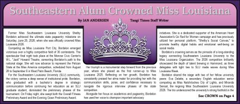 Southeastern Alum Crowned Miss Louisiana