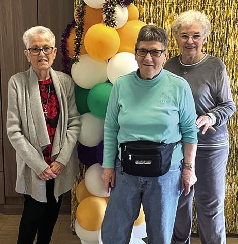 Ginny Shartle, Freda Arbogast, and Sheila Gagliano