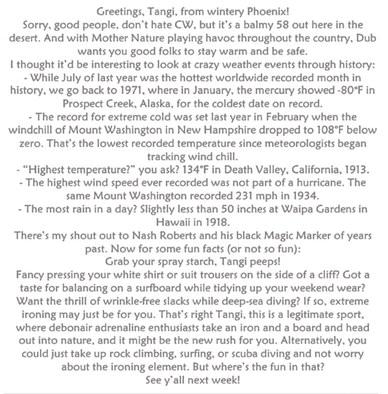 C-DUB'S DUBIOUS NEWS
