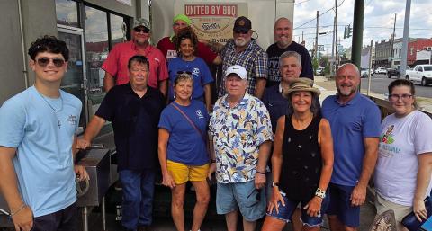 Colton Wilson, David Crowell, Bo Johnson, Wayne Cooper, Nancie Clement, Joyce Finley, Richard Campbell, Bruce Anderson, Trey Harris, Michelle Gallo, Trey Hawkins, and Rebecca Abel (Tangi Times Photo)