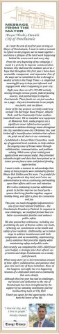 Message from the Mayor