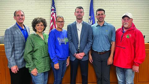 Attending the ceremony, pictured from left to right: STPPC President, Daryl Ferrara; STPPC Commissioner, Rhonda Sheridan; STPPC Secretary, Tina Roper; Ponchatoula Mayor-Elect, Wesley Daniels; STPPC Commissioner, Timothy DePaula; and STPPC Treasurer, Jimmy Schliegelmeyer, Jr.