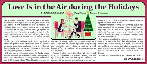 Love Is in the Air during the Holidays