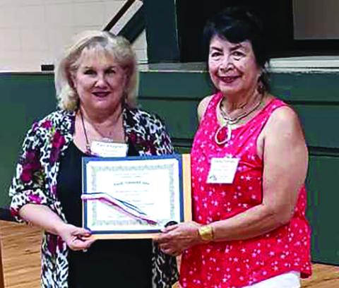 CMWG President Pam Villagran and CMWG Treasurer Vicky Fannaly (Courtesy Photo)