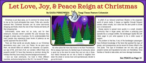 Let Love, Joy, & Peace Reign at Christmas