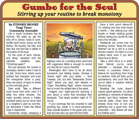Gumbo lor the Soul