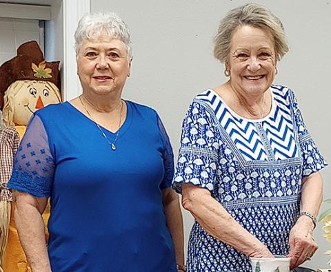 Gardenette club president, Susan Pizani, and corresponding secretary, Jamie LeBlanc