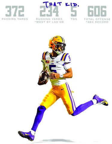 LSU’s Jayden Daniels