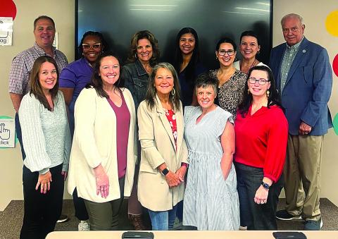 ( no order) Dina Spears, Kristy Rocquin, Amy Fairchild, Guy Recotta, Jason Oller, Taylor Addison, Bridget Bailey, Heather Armato, Michelle Gallo, Megan Pittman, Crystal Hooper, and Strader Cieutat