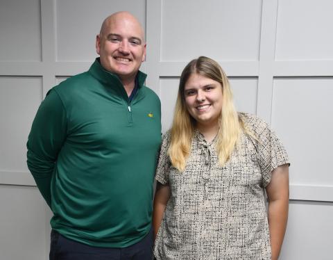 From left, Gateway Ford President Allen Waddell and Alli Dominique (Courtesy Photo)