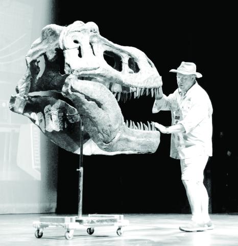 Step Back in Time As part of Fanfare, Southeastern Louisiana University’s annual fall arts festival, Columbia Theatre for the Performing Arts will present “The Dinosaur Experience Returns.” Scheduled Oct. 7 at 11 a.m., the event is back by popular demand with an all new, original, interactive theatrical experience. (Courtesy Photo )