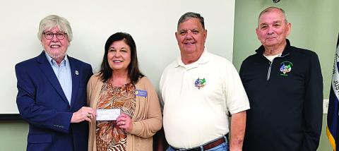 Left to right: Dr. Martin Kearney, Gloria Messenger, Bruce Caliva, Ronnie Crimmins (Courtesy Photo)