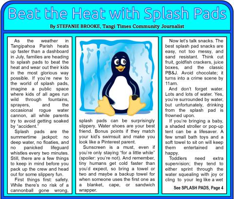 Beat the Heat with Splash Pads