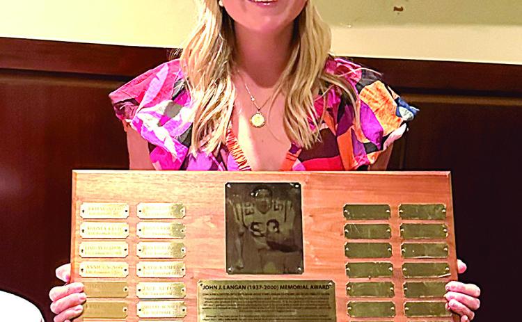 Ellie Shank, winner of the 2024 Langan Award