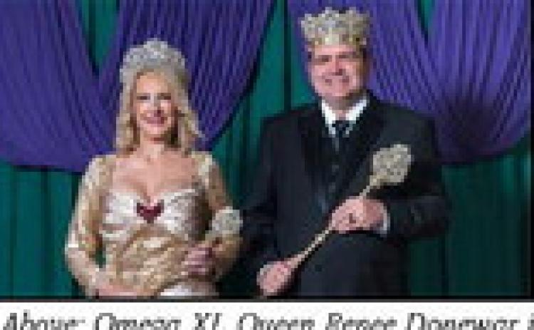 Above: Omega XL Queen Renee Donewar is the proud mother of two daughters, Amber Donewar and Krewe member Nicole Donewar Trentacosta, as well as a son by choice, Will Buras. King Brandon Phares King Brandon Phares is a proud resident of Tangipahoa Parish, who brings a powerful combination of military service, business acumen, and community dedication to the Krewe of Omega throne. He is the son of Bobby and Renee Robbins-Phares of Amite, and the brother of Robin Phares, Blake Alley, and Amber Alley-Costanza.